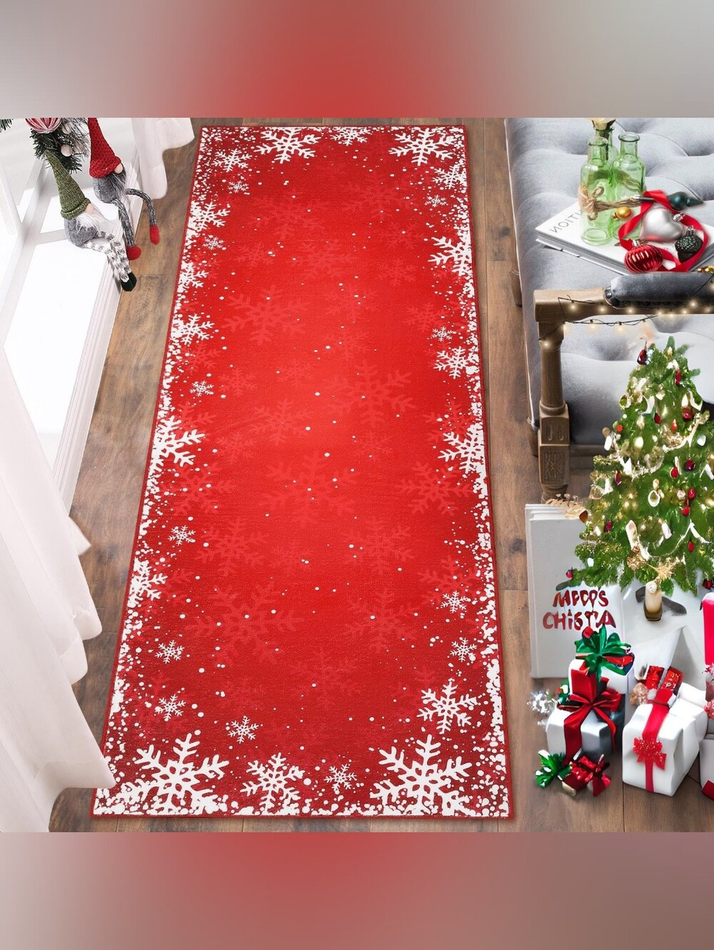Christmas/Holiday Runner Rug - Picture 5 of 7